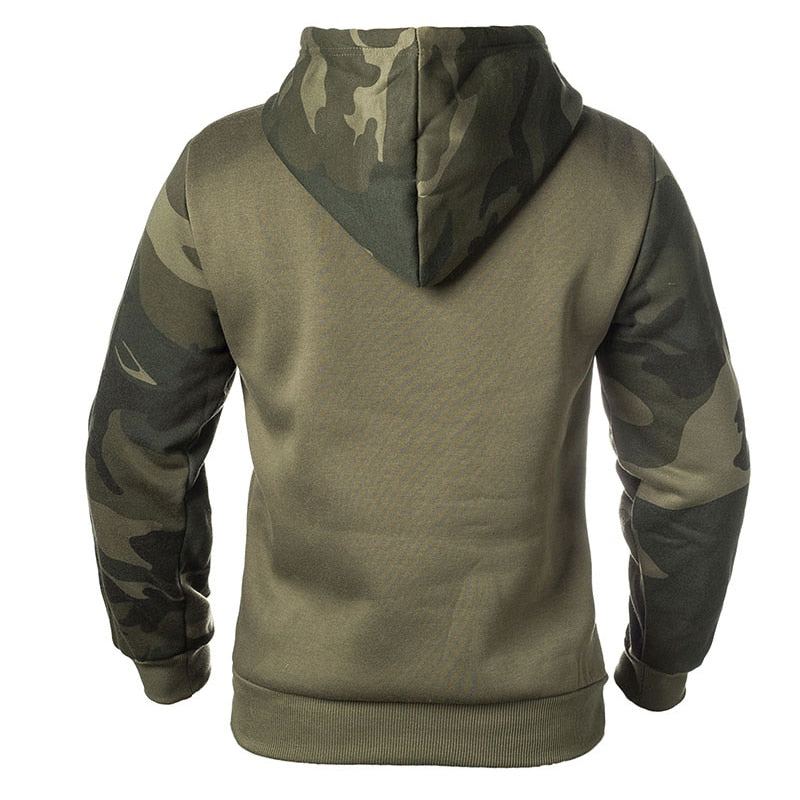 Army Tactical Camouflage Fleece Hoodie