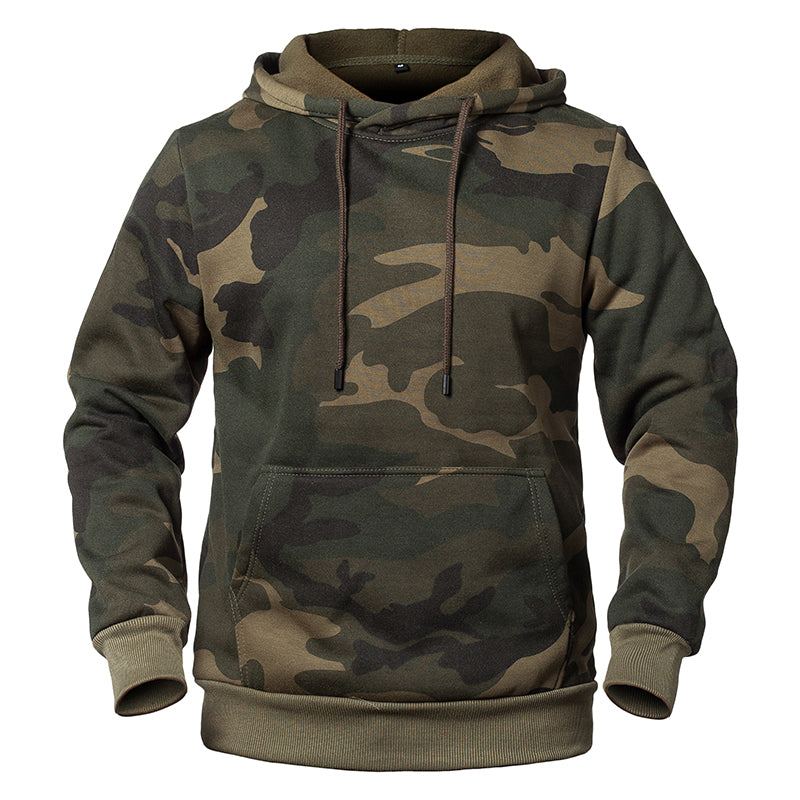 Camouflage Military Fleece Hoodie