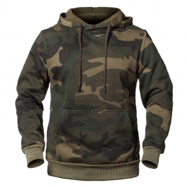 Camouflage Military Fleece Hoodie