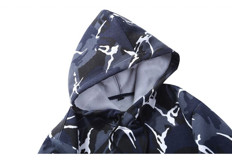 Camouflage Military Fleece Hoodie