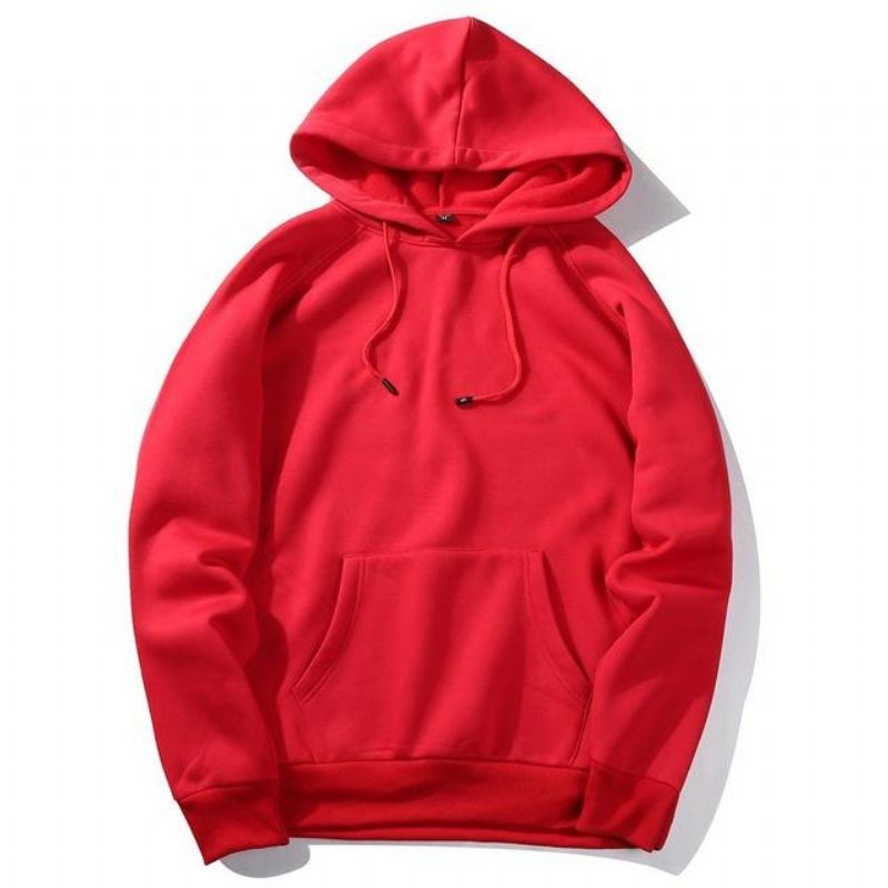 Casual Solid Hoodie