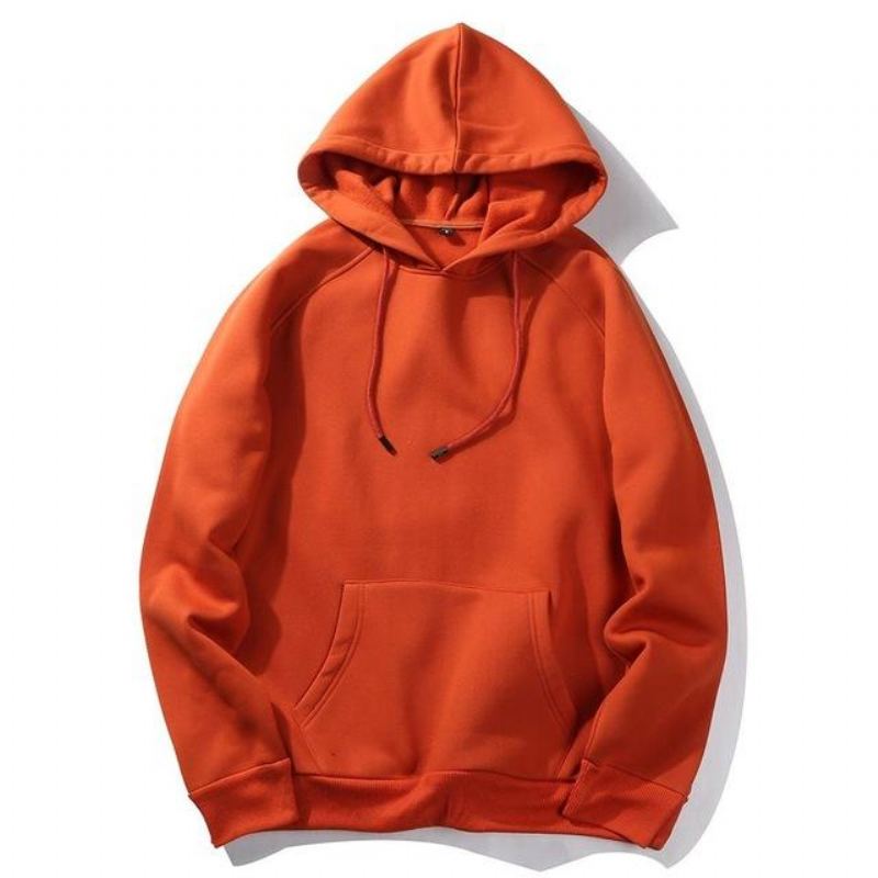 Casual Solid Hoodie