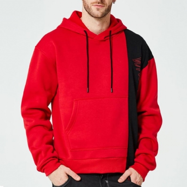 Sömmar Loose Design Hoodie