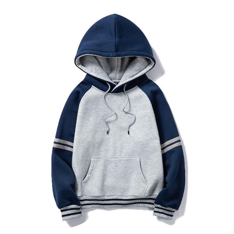 Tjock Pure Color Velvet Fabrics Hoodie