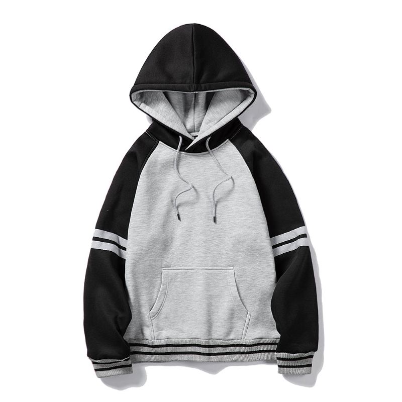 Tjock Pure Color Velvet Fabrics Hoodie