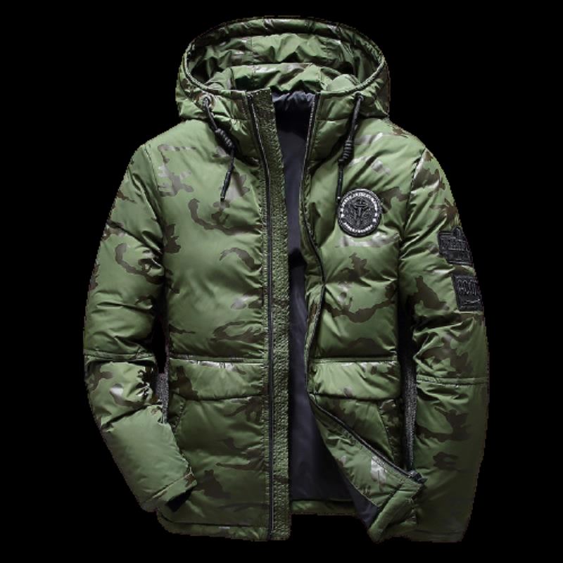 -20 Degree White Duck Down Parka