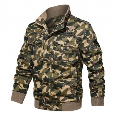 Bomber Army Camo Tactical Jacket