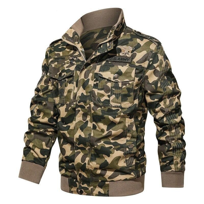 Bomber Army Camo Tactical Jacket