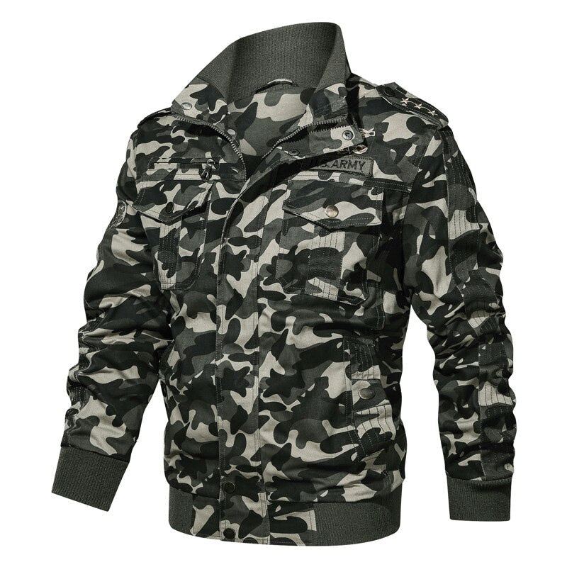 Bomber Army Camo Tactical Jacket