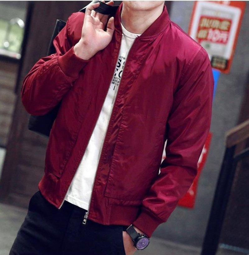 Bomber Overcoat Windbreaker Jacka