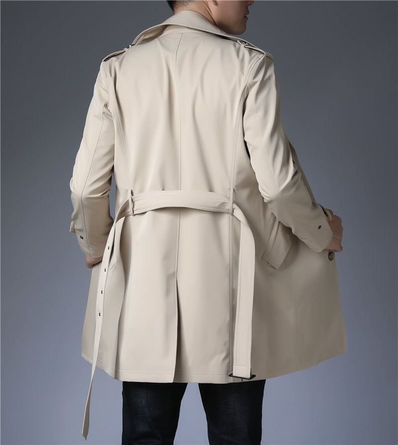 Business Trench Windbreaker Overcoat