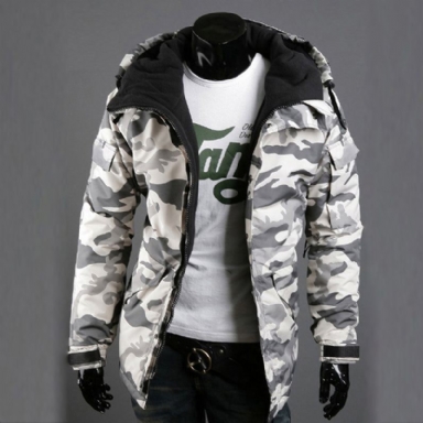 Camouflage Army Outwear Design Jacka