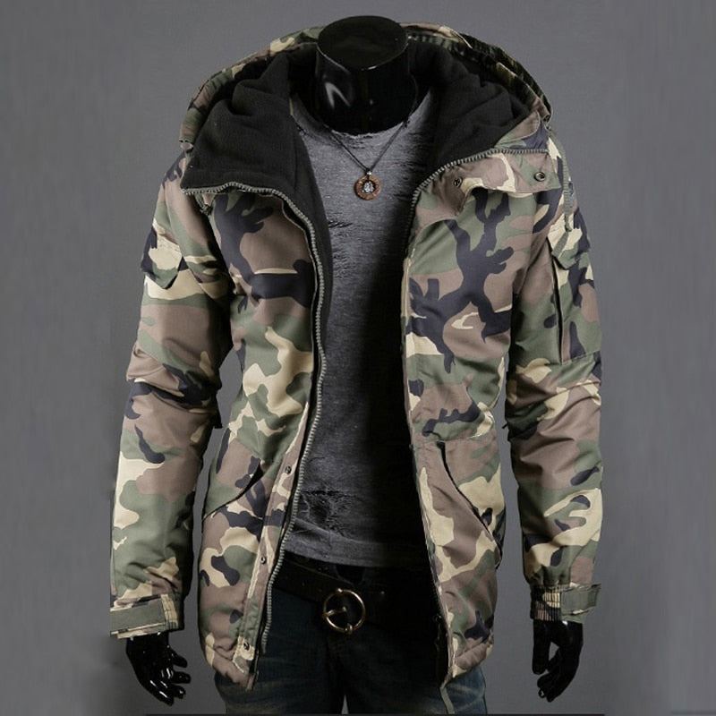 Camouflage Army Outwear Design Jacka