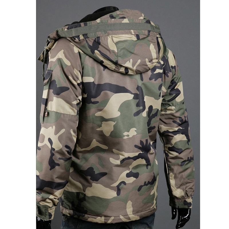 Camouflage Army Outwear Design Jacka