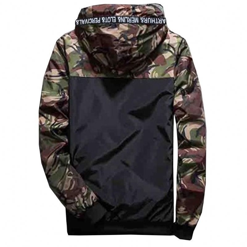 Camouflage Spring Tunn Man Camo Jacka