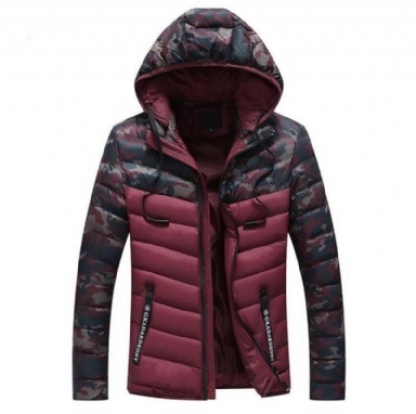 Camouflage Warm Hooded Parka