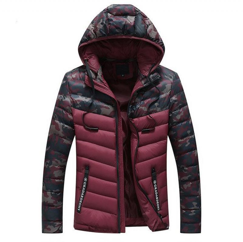 Camouflage Warm Hooded Parka