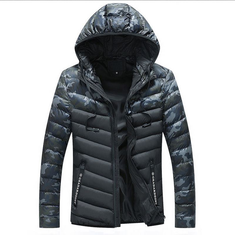 Camouflage Warm Hooded Parka