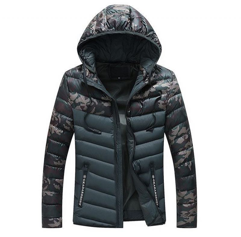 Camouflage Warm Hooded Parka