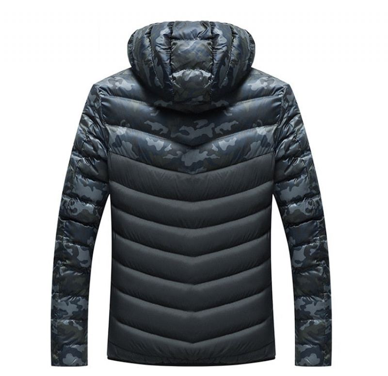 Camouflage Warm Hooded Parka