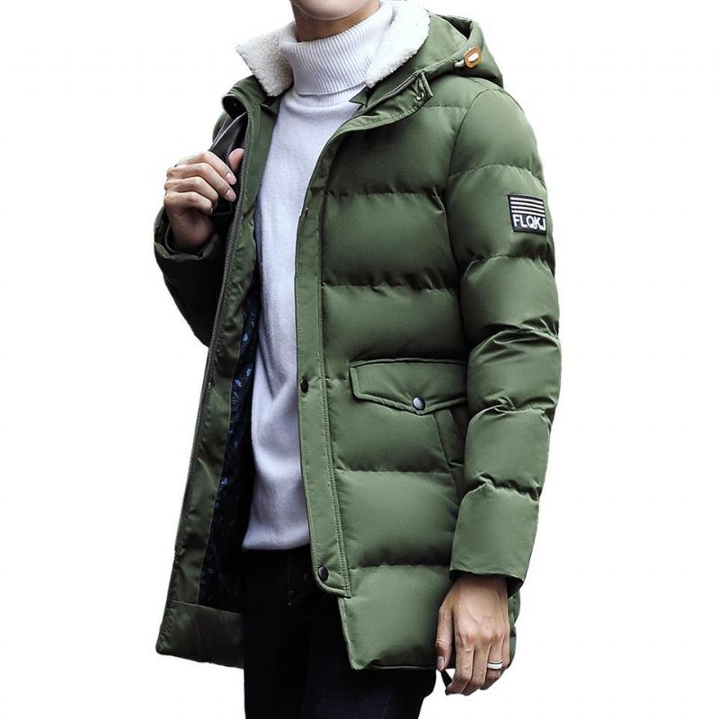 Fashion Parka Varm Lång Kappa