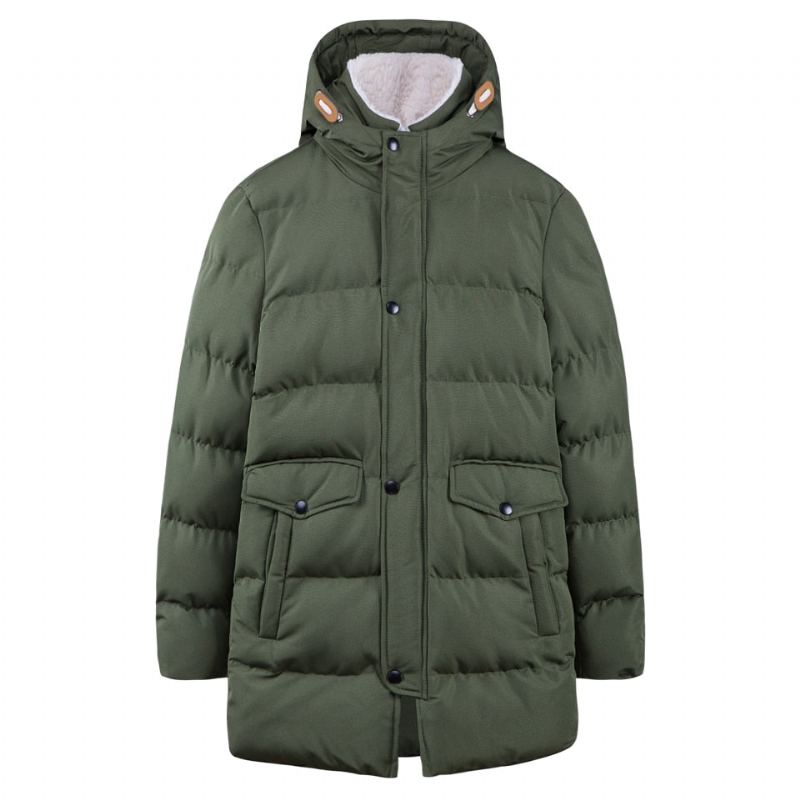 Fashion Parka Varm Lång Kappa