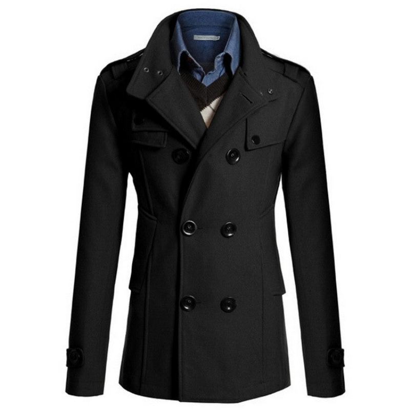 Gentlemen Wool Style Peacoat