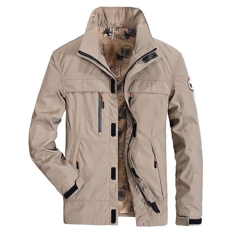 Militära Män Bomber Coat