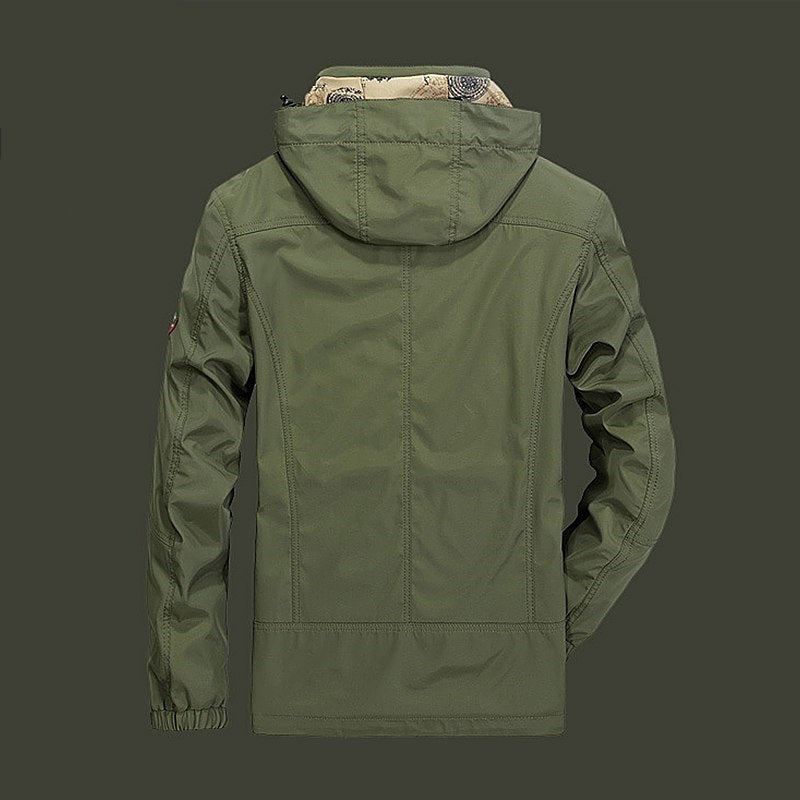 Militära Män Bomber Coat