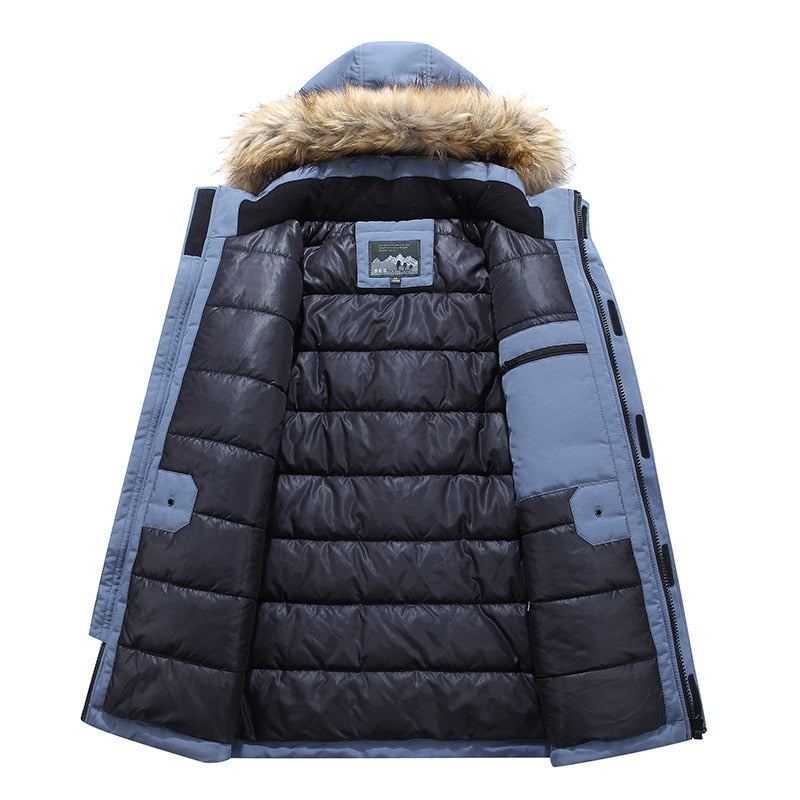 Polar Windproof Fur Hood Parka