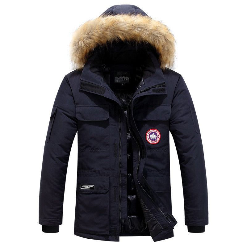 Polar Windproof Fur Hood Parka