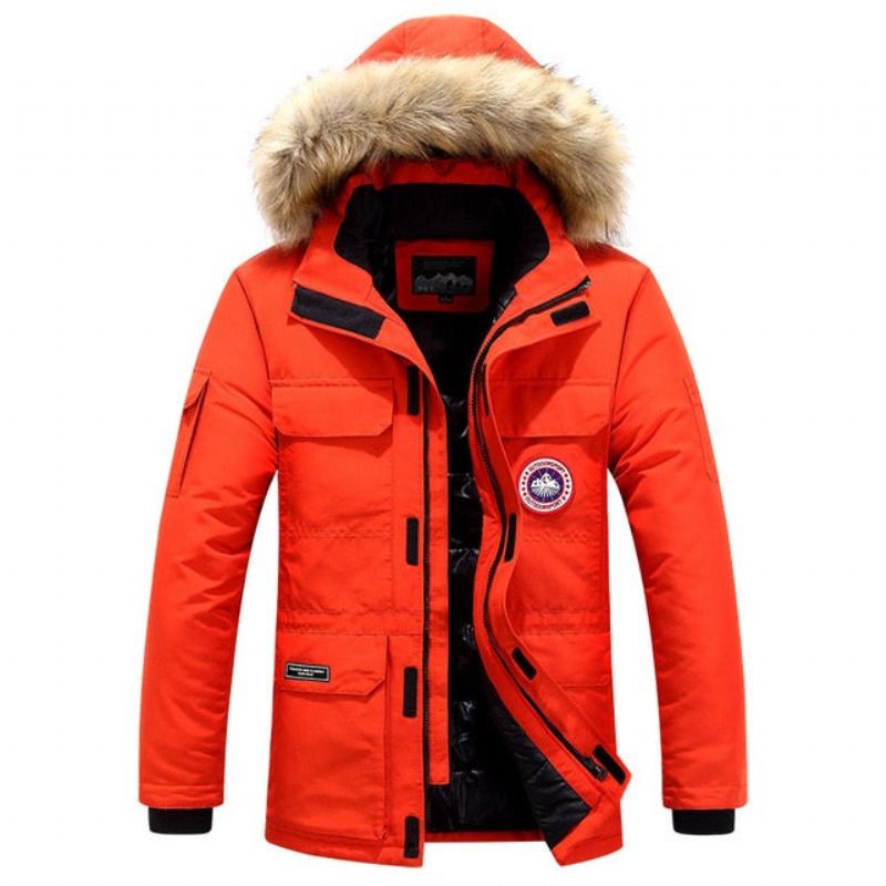 Polar Windproof Fur Hood Parka