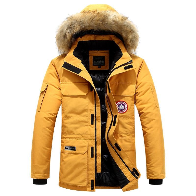 Polar Windproof Fur Hood Parka