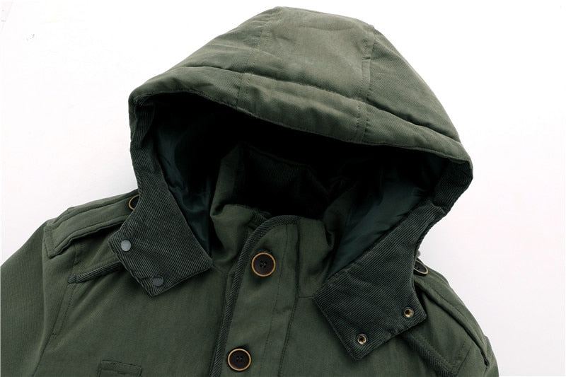 Polar Winter Thicken Velvet Hooded Parka