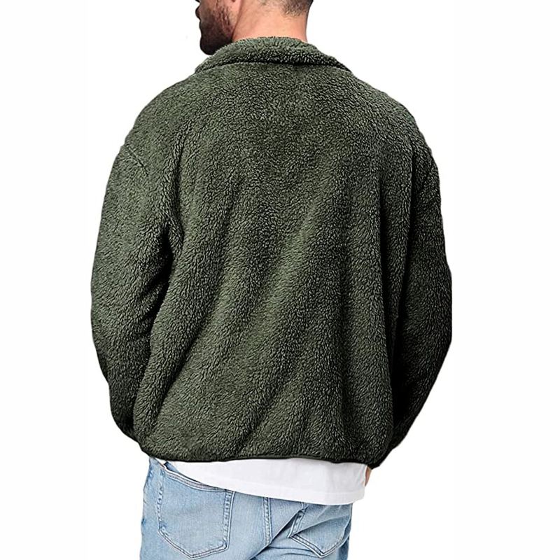 Tjock Varm Fleece Fuzzy Sherpajacka