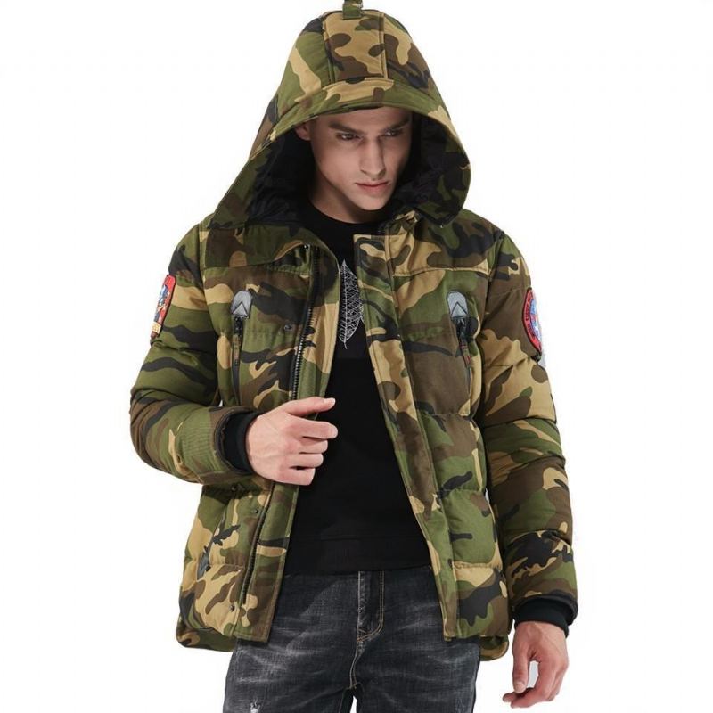 Vadderad Bomber Camouflage Jacka