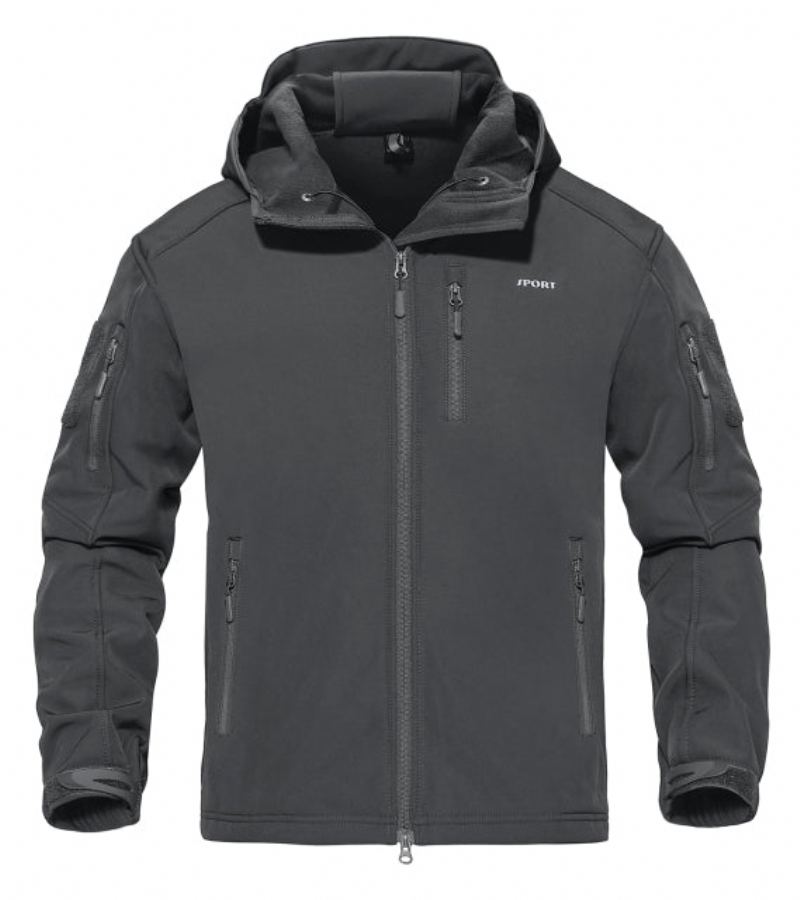 Vattentät Fleece Tactical Military Outdoor Jacka