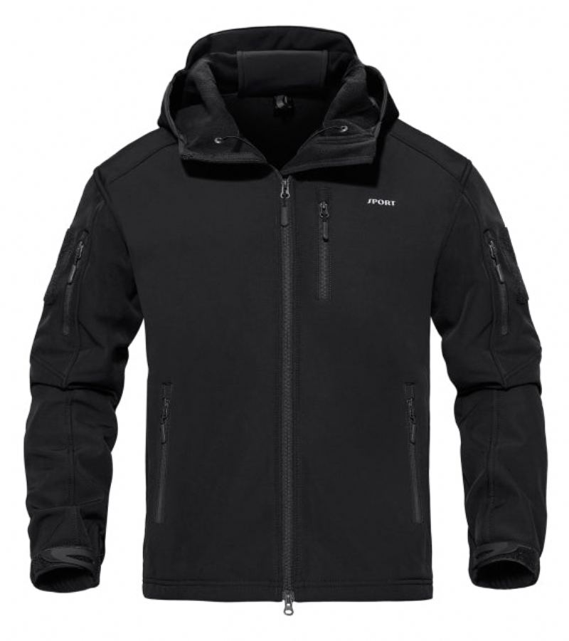 Vattentät Fleece Tactical Military Outdoor Jacka