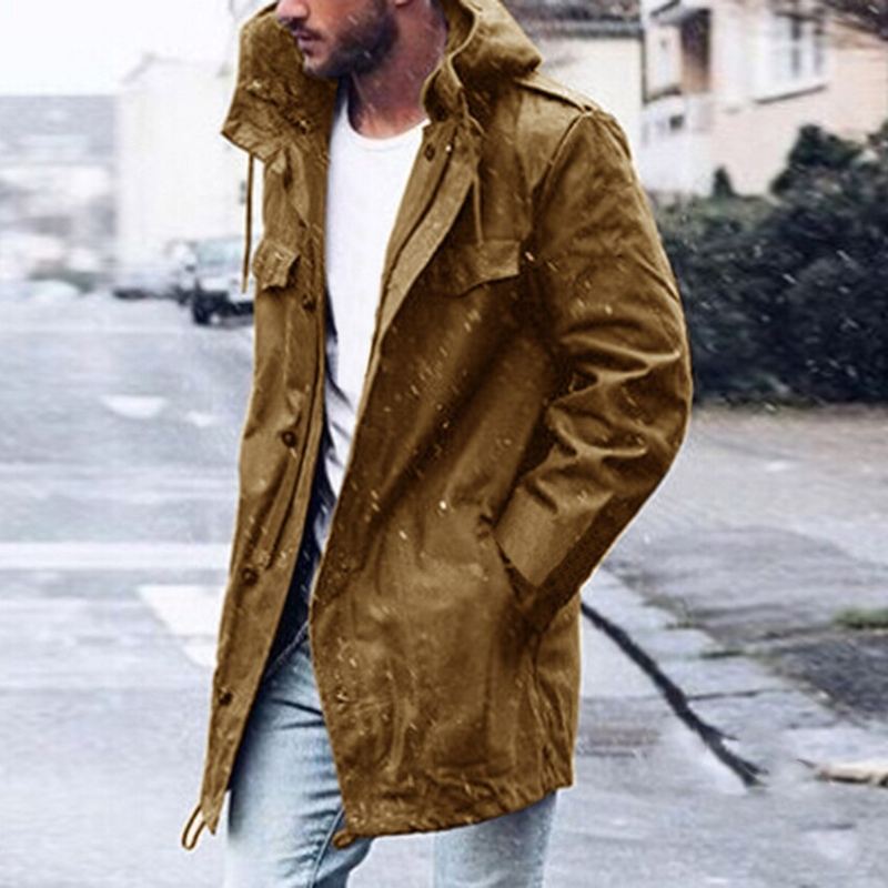 Windbreaker Trench Snygg Kappa