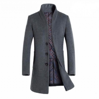 Winter Woolen Long Peacoat