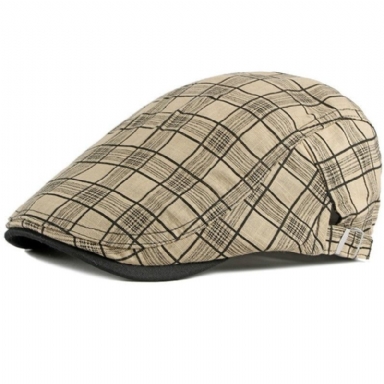 Vintage Pläd Ivy Newsboy Flat Cap