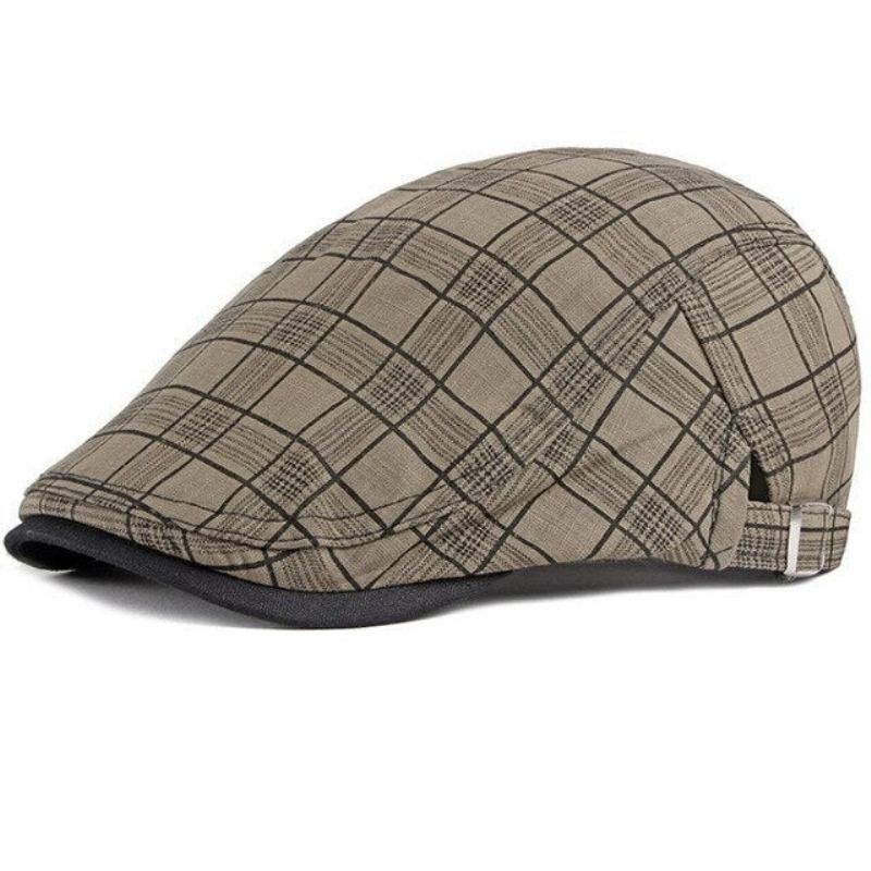 Vintage Pläd Ivy Newsboy Flat Cap