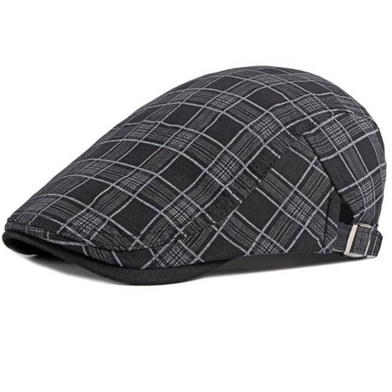 Vintage Pläd Ivy Newsboy Flat Cap