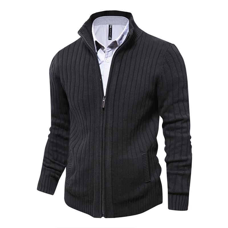 Klassisk Business Zipper Sweater