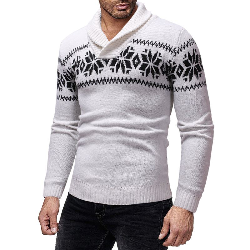 Sjalkrage Snowflake Sweater