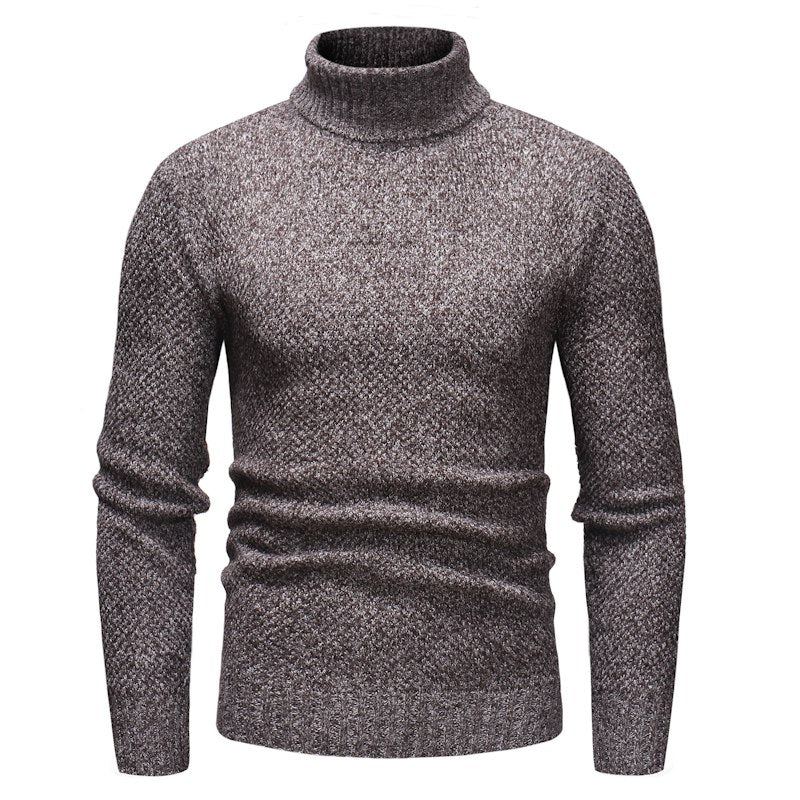 Stickad Hedging Turtleneck-tröja