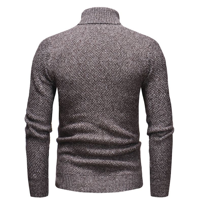 Stickad Hedging Turtleneck-tröja