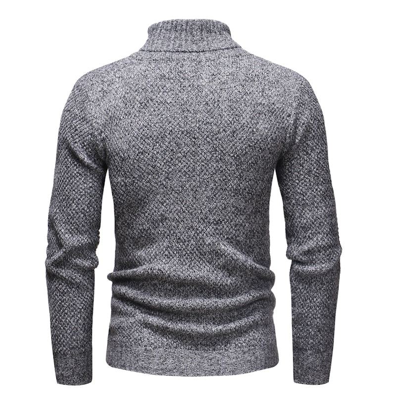 Stickad Hedging Turtleneck-tröja