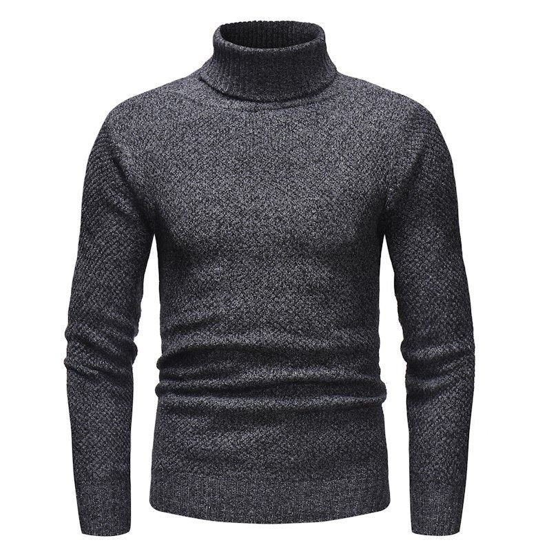 Stickad Hedging Turtleneck-tröja