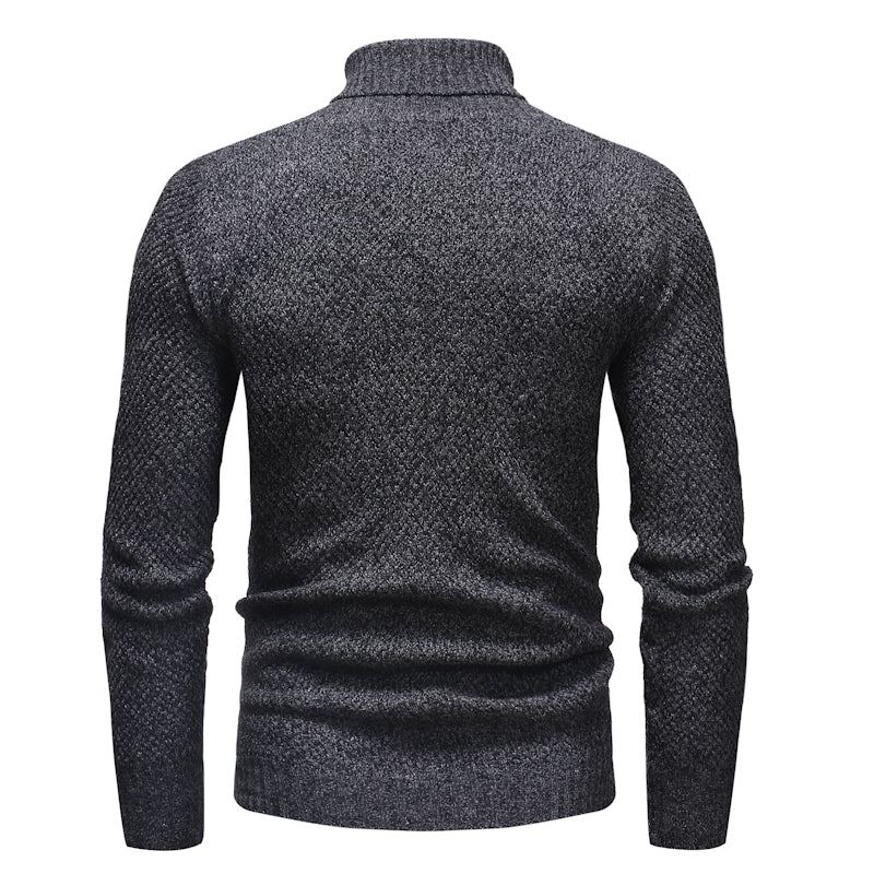 Stickad Hedging Turtleneck-tröja